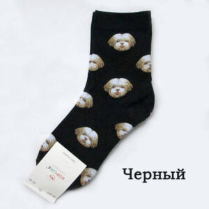 Носки черные, хлопок