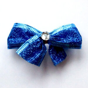 Бантик Новогодний синий