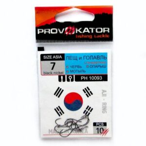 Крючок рыболовный Provokator Aji Ring BN №7