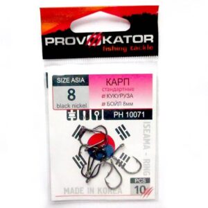 Крючок рыболовный PROVOKATOR ISEAMA-RING № 8