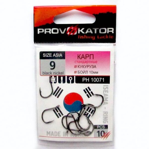 Крючок рыболовный PROVOKATOR ISEAMA-RING №9